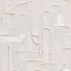 Close-up of the textured surface of the Wabi Sabi Beige Wall Art.