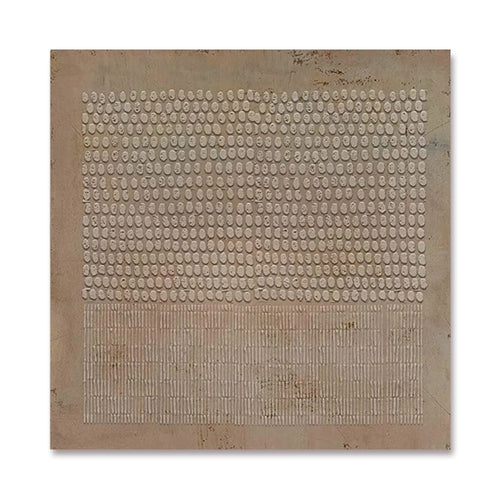 Hand-painted, eco-friendly artwork on museum-quality canvas, showcasing organic patterns and subtle imperfections for modern or Japandi interiors.