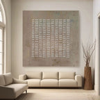 Wabi-Sabi Textured Brown Canvas Art | Residual