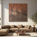 Wabi-Sabi Abstract Wall Art - Ember
