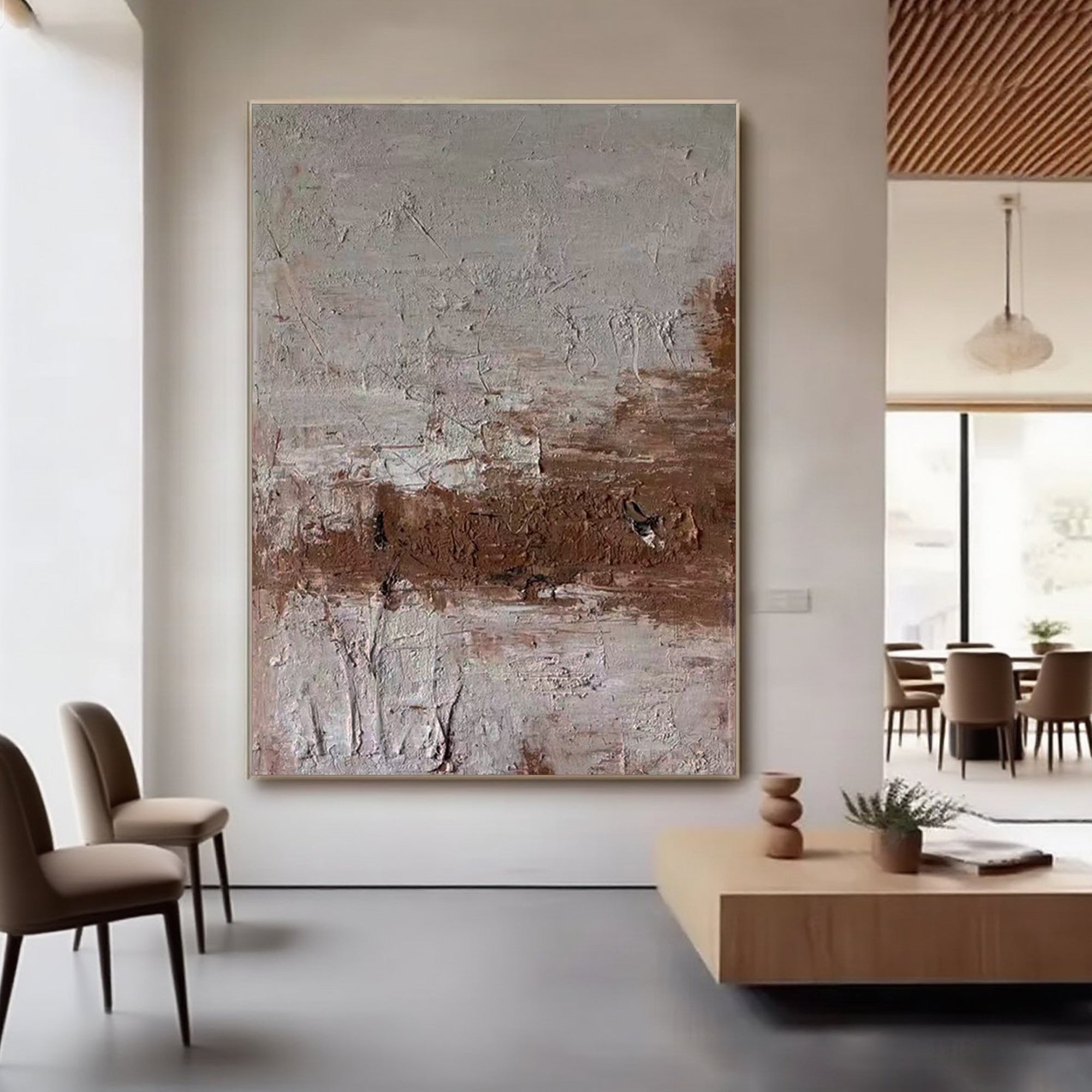 Wabi-Sabi Abstract Wall Art - Erosion Poem