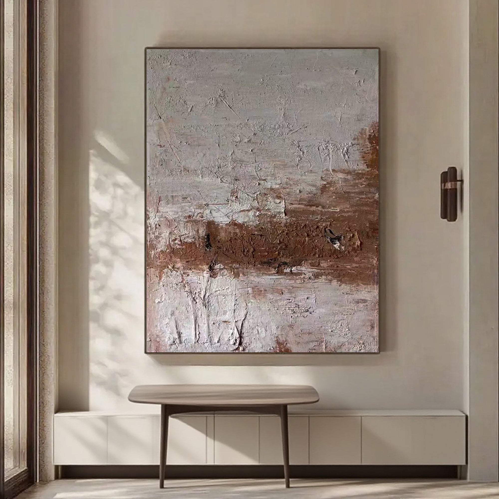 Wabi-Sabi Abstract Wall Art - Erosion Poem