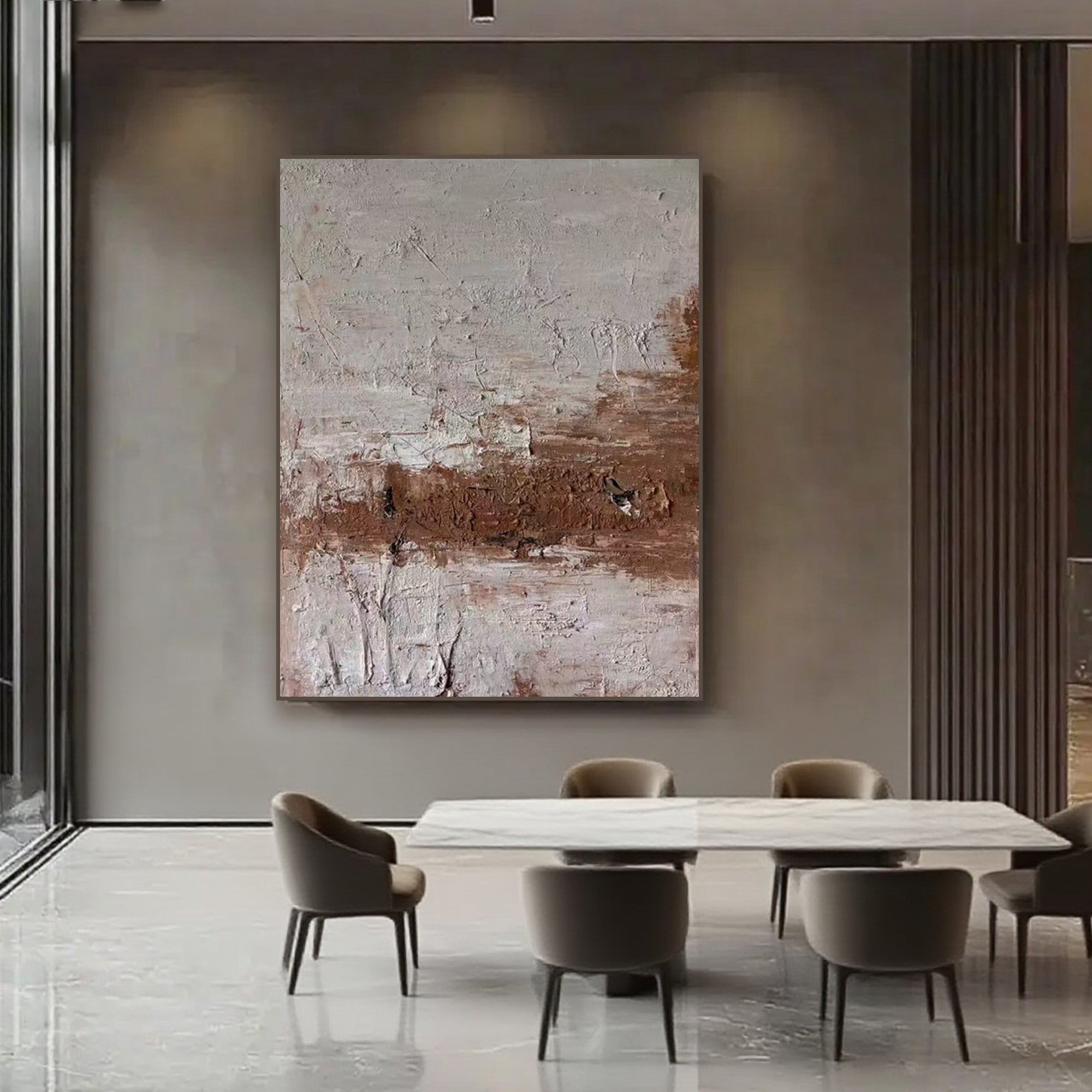 Wabi-Sabi Abstract Wall Art - Erosion Poem
