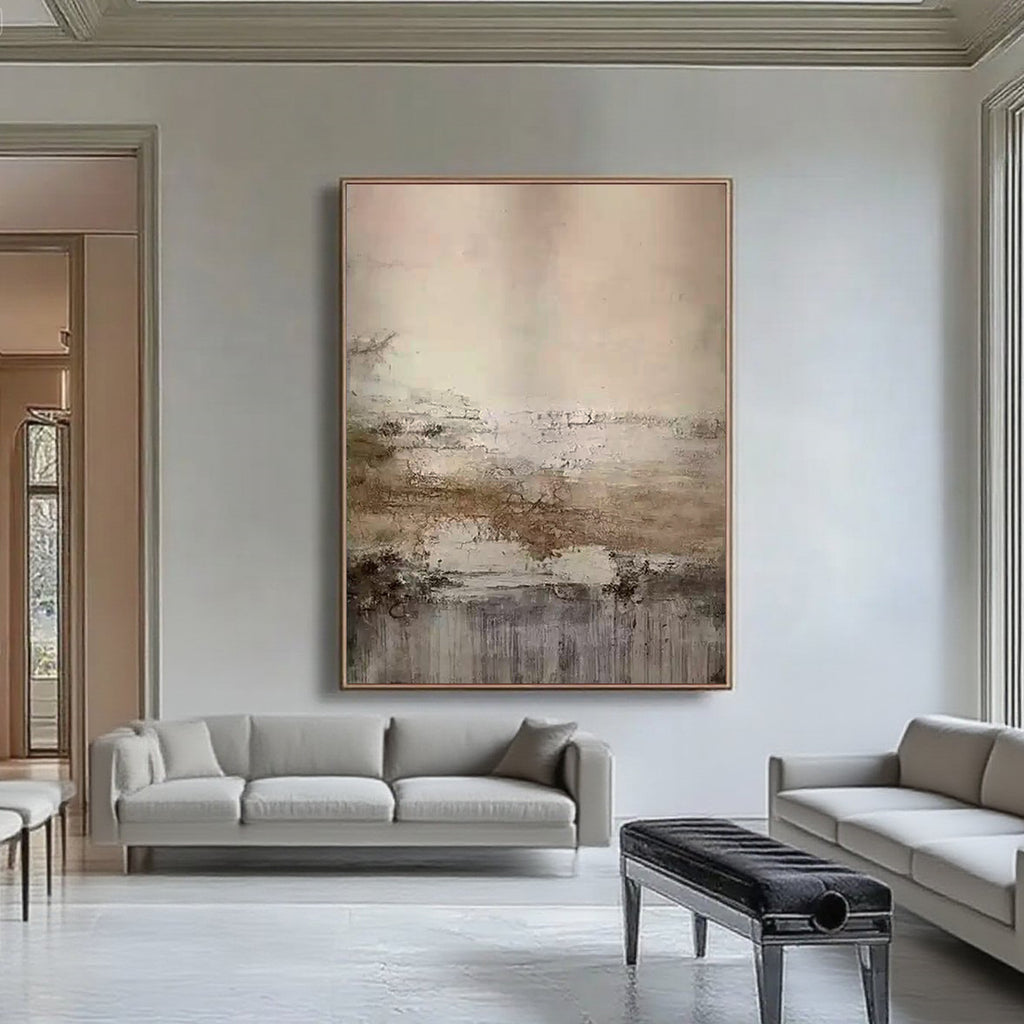 Wabi-Sabi Abstract Wall Art - Ethereal Horizon
