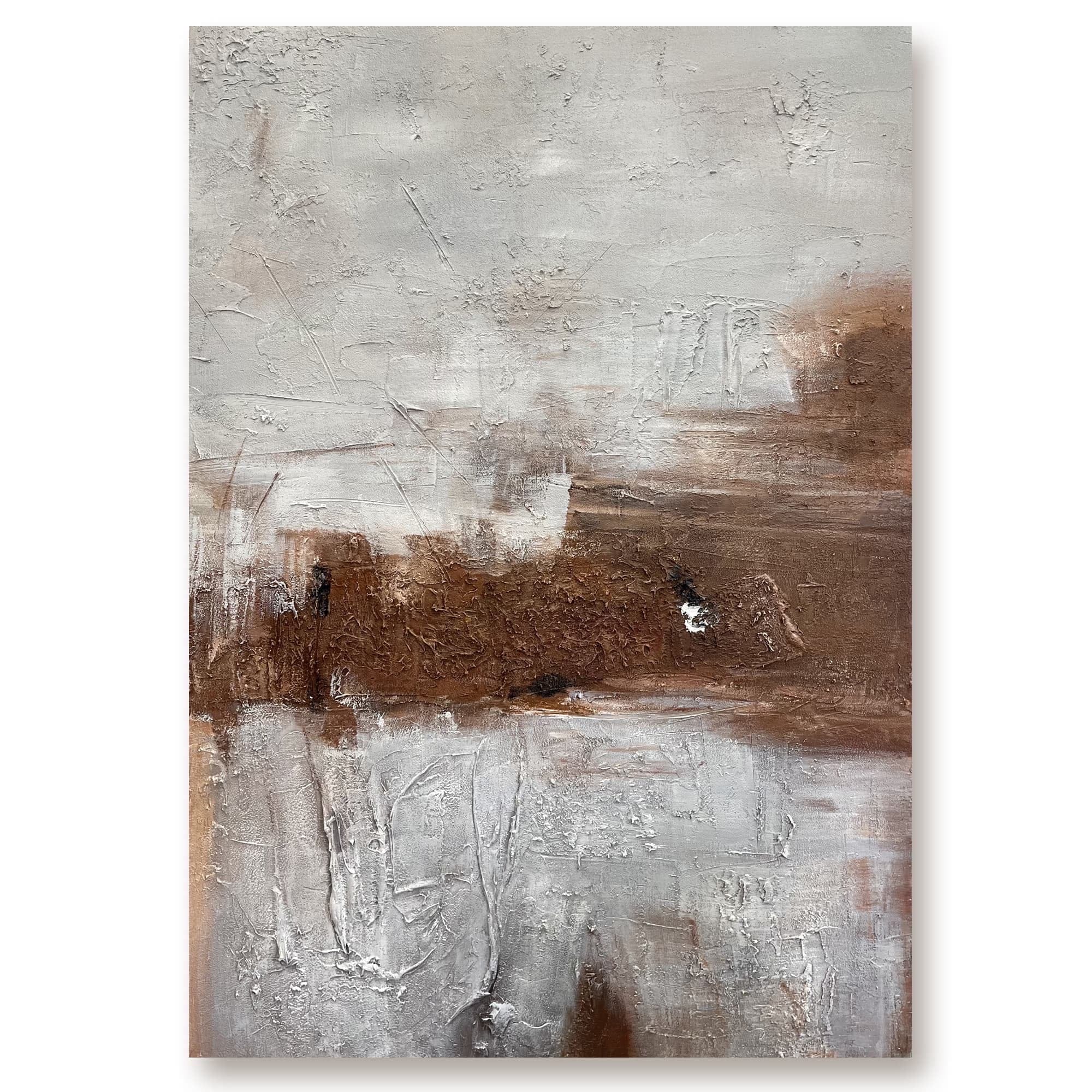 Wabi-Sabi Abstract Wall Art - Fading Earth