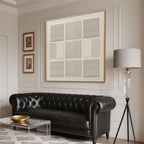 Wabi-Sabi Geometric Neutral Wall Art - Quiet Rhythm