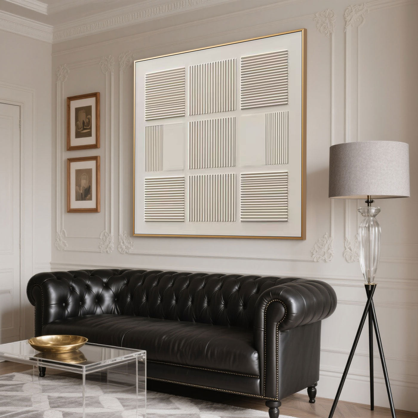 Wabi-Sabi Geometric Neutral Wall Art - Quiet Rhythm