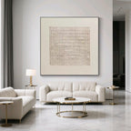 Wabi-Sabi Geometric Square Wall Art - Matrix