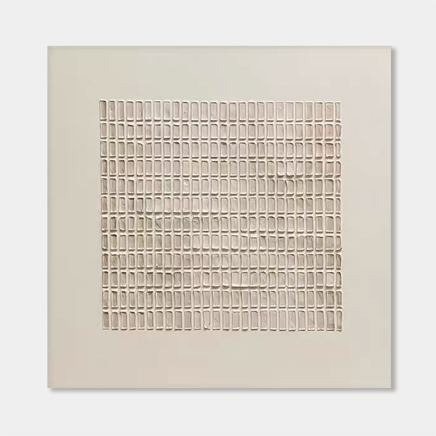 Wabi-Sabi Geometric Square Wall Art - Matrix