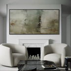 Wabi-Sabi Minimalist Abstract Painting - Patina