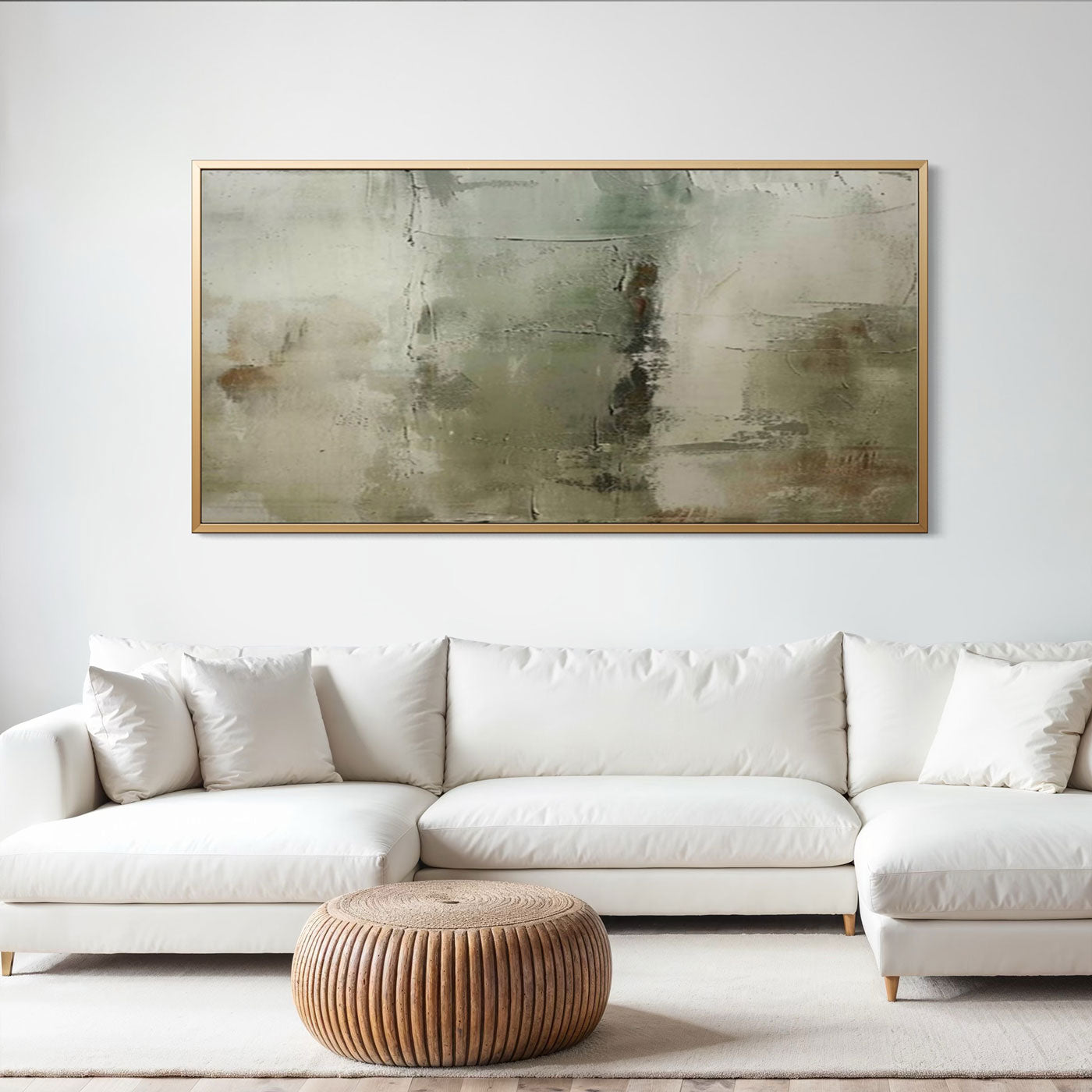 Wabi-Sabi Minimalist Abstract Painting - Patina