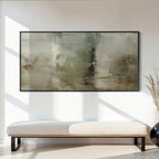 Wabi-Sabi Minimalist Abstract Painting - Patina