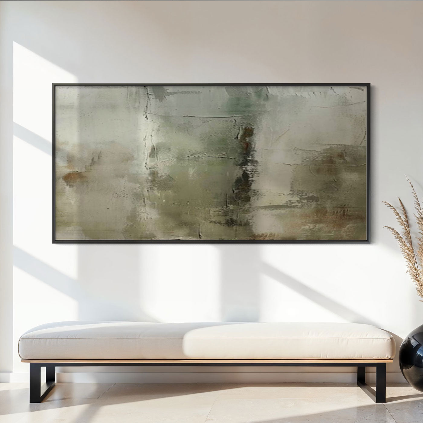 Wabi-Sabi Minimalist Abstract Painting - Patina