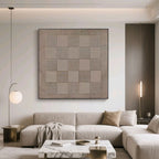 Wabi-Sabi Minimalist Geometric Wall Art - Timeless Rhythm