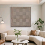 Wabi-Sabi Minimalist Geometric Wall Art - Timeless Rhythm