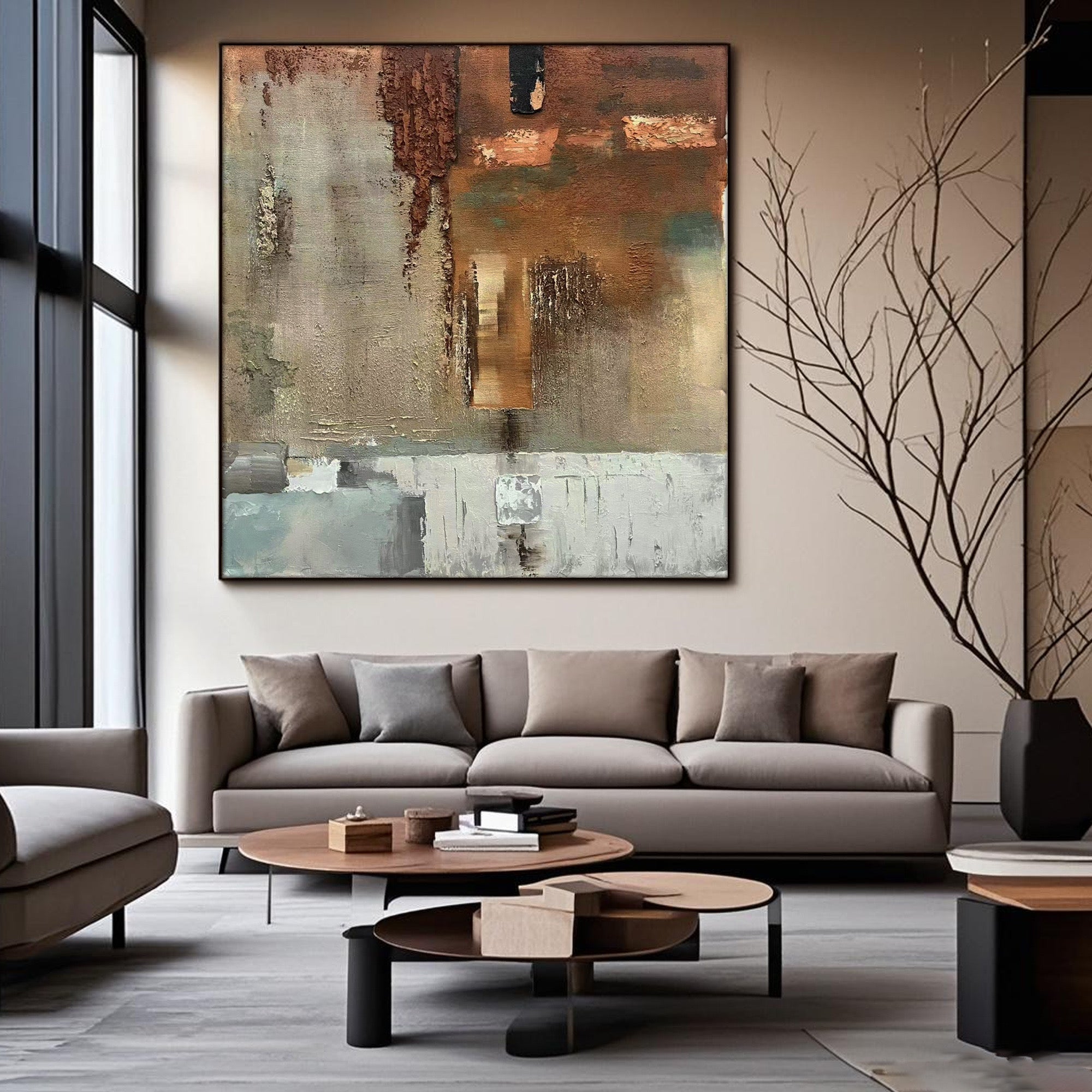 Wabi-sabi Abstract Wall Art - Fading