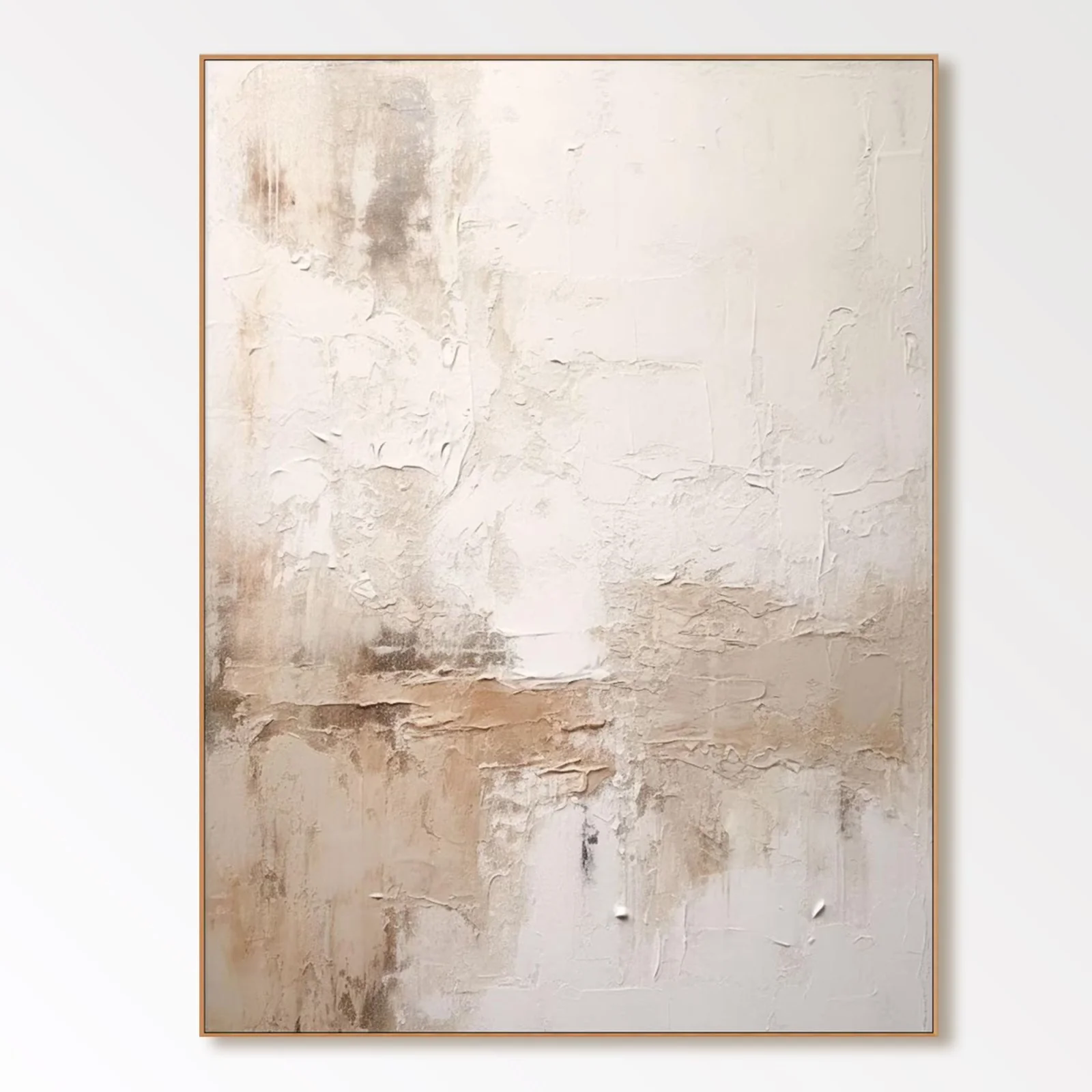 Wabi Sabi Textured Painting - Still Earth
