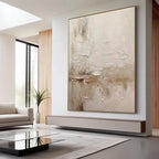 Wabi Sabi Textured Painting - Still Earth