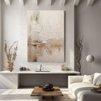 Wabi Sabi Textured Painting - Still Earth
