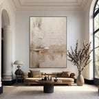 Wabi Sabi Textured Painting - Still Earth