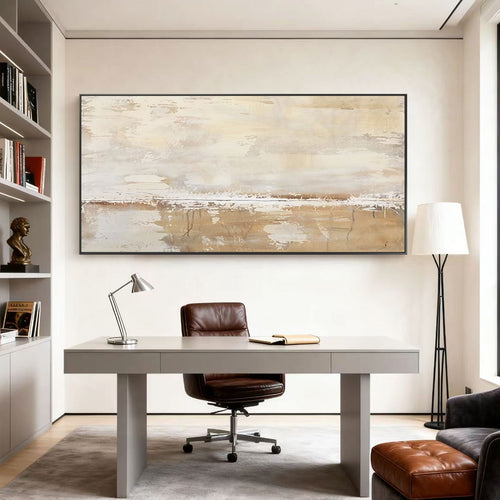 Wabi-Sabi Abstract Wall Art - Frostfall II