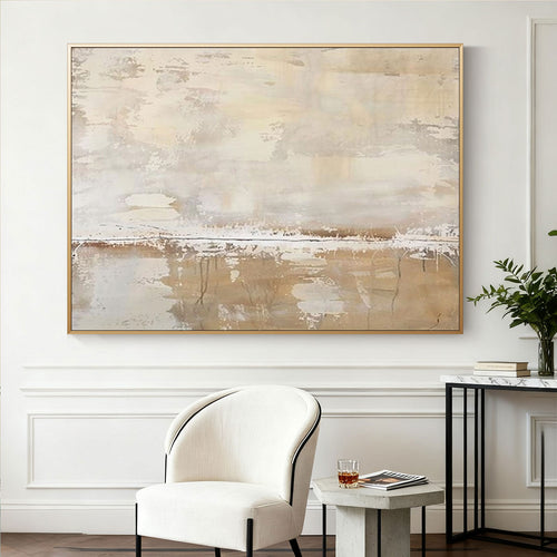 Japandi Wabi Sabi Abstract Wall Art - Frostfall IV