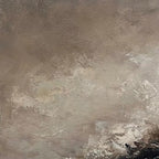 Lumi Gallery abstract Wabi-Sabi brown seascape canvas art featuring storm remnants