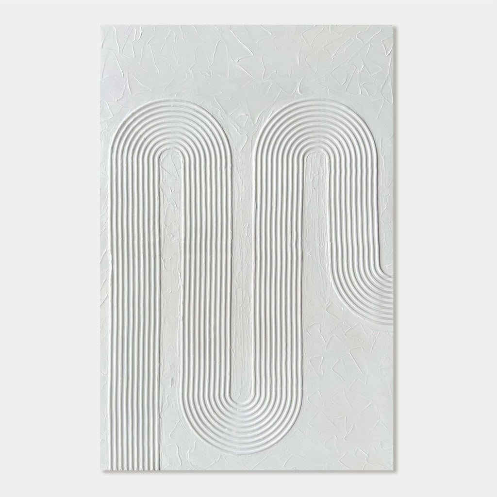 Wabi Sabi 3D Textured Geometric Wall Art - Arc Current