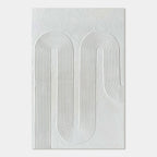 Wabi Sabi 3D Textured Geometric Wall Art - Arc Current