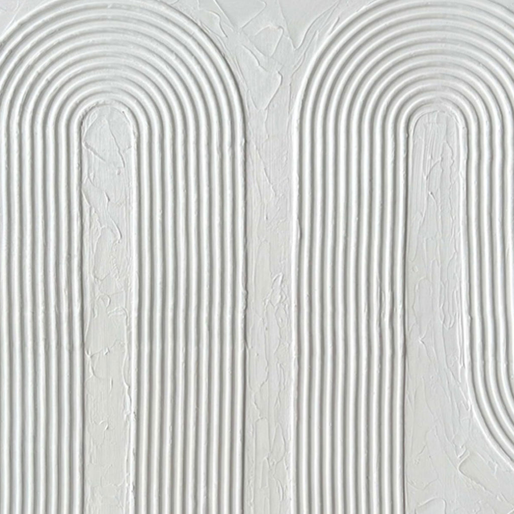Wabi Sabi 3D Textured Geometric Wall Art - Arc Current