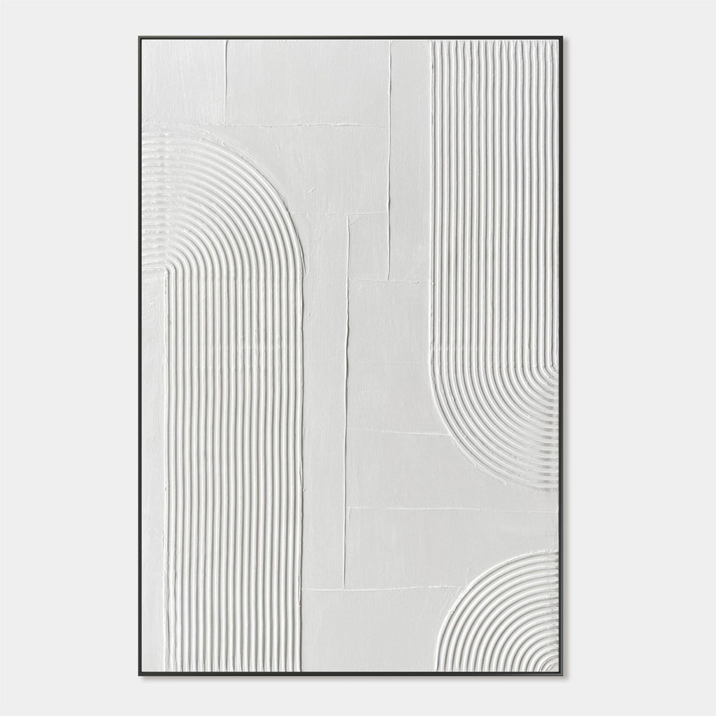 Wabi Sabi 3D Textured Geometric Wall Art - Arc Interval