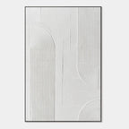 Wabi Sabi 3D Textured Geometric Wall Art - Arc Interval