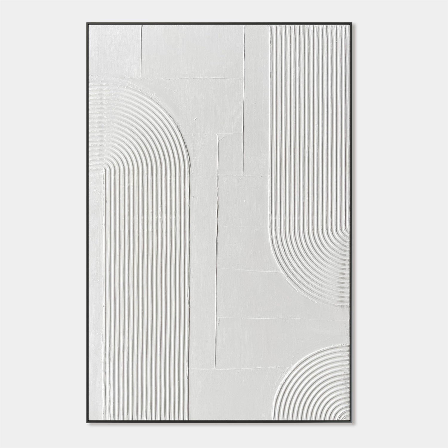 Wabi Sabi 3D Textured Geometric Wall Art - Arc Interval