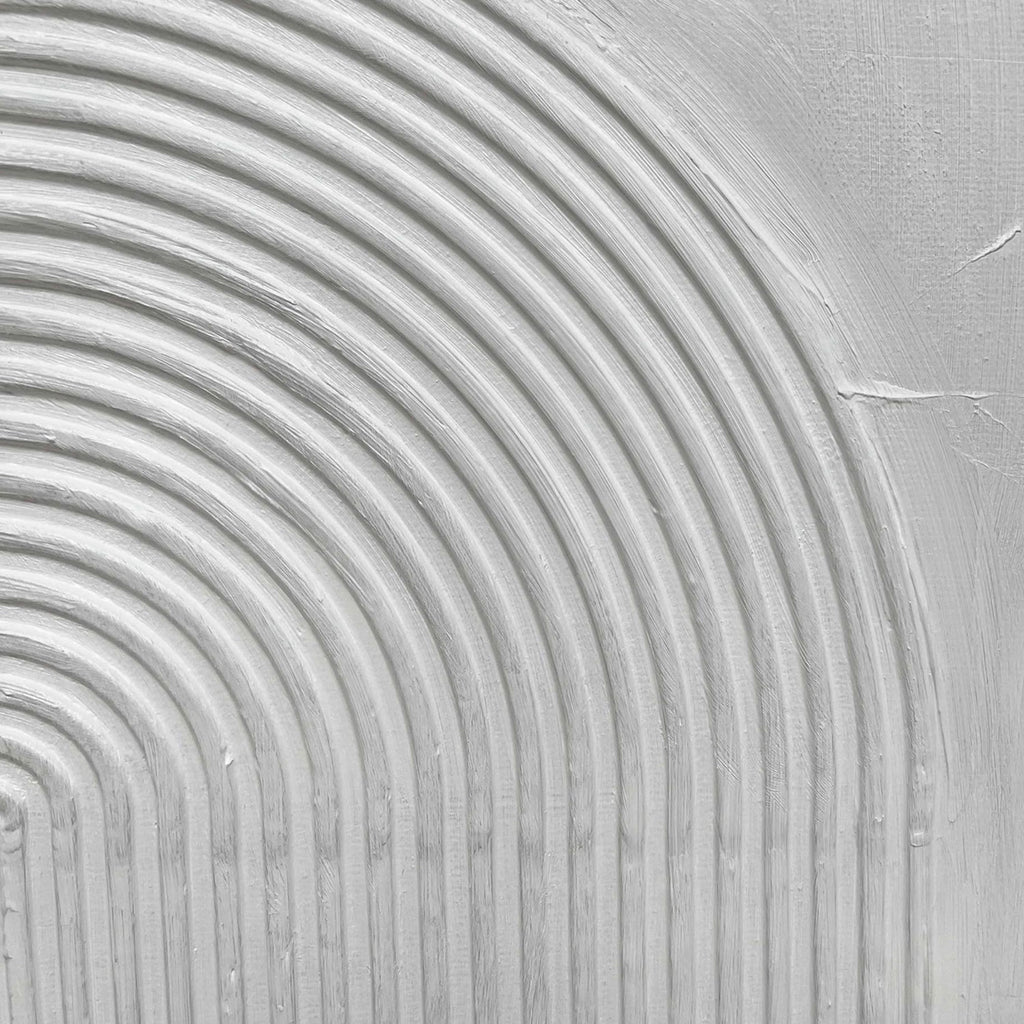 Wabi Sabi 3D Textured Geometric Wall Art - Arc Interval