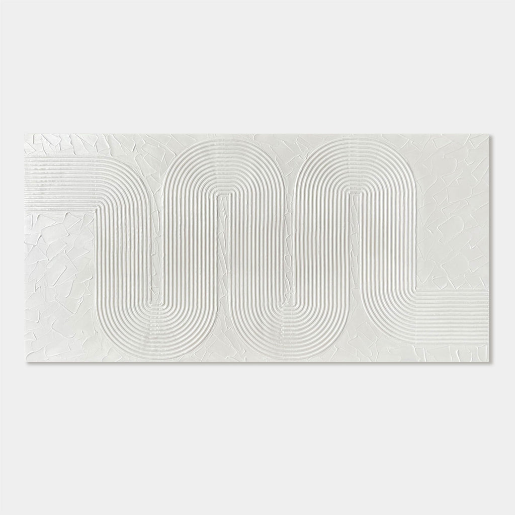 Wabi Sabi 3D Textured Geometric Wall Art - Arc Passage