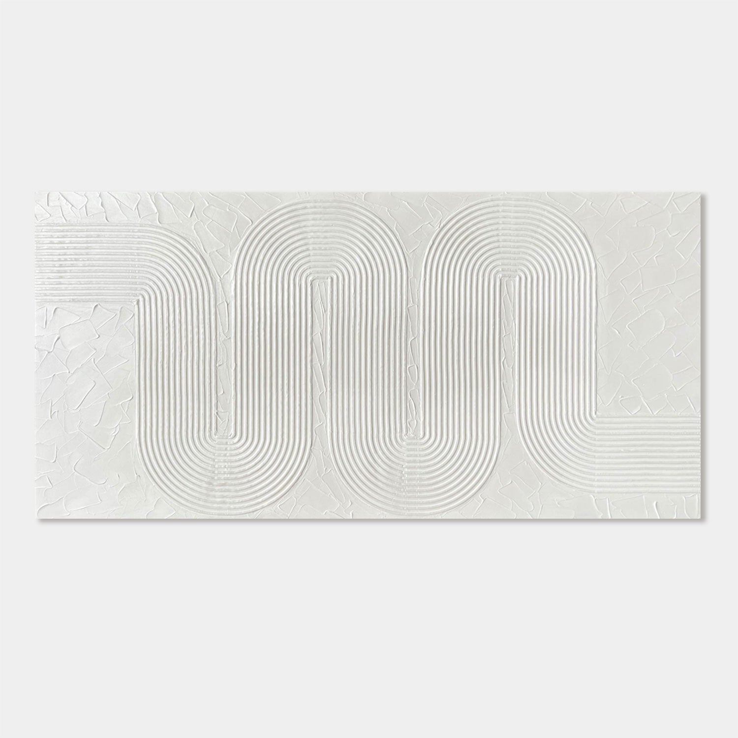 Wabi Sabi 3D Textured Geometric Wall Art - Arc Passage