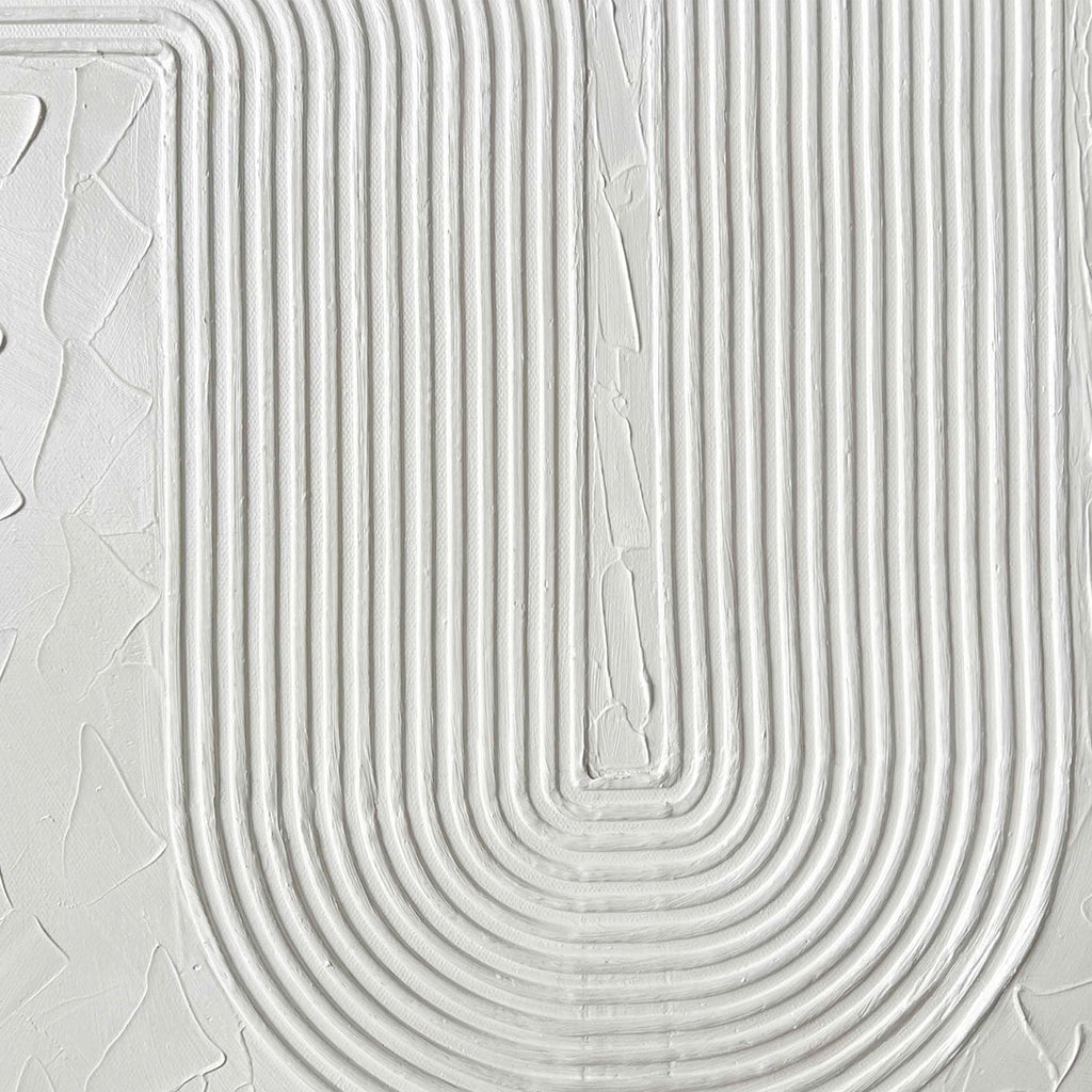 Wabi Sabi 3D Textured Geometric Wall Art - Arc Passage