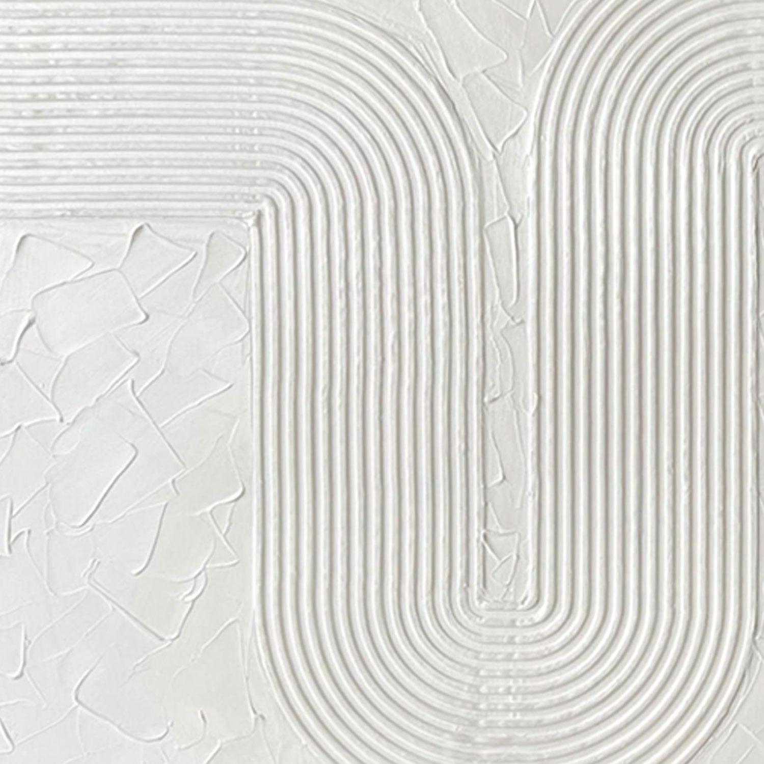 Wabi Sabi 3D Textured Geometric Wall Art - Arc Passage