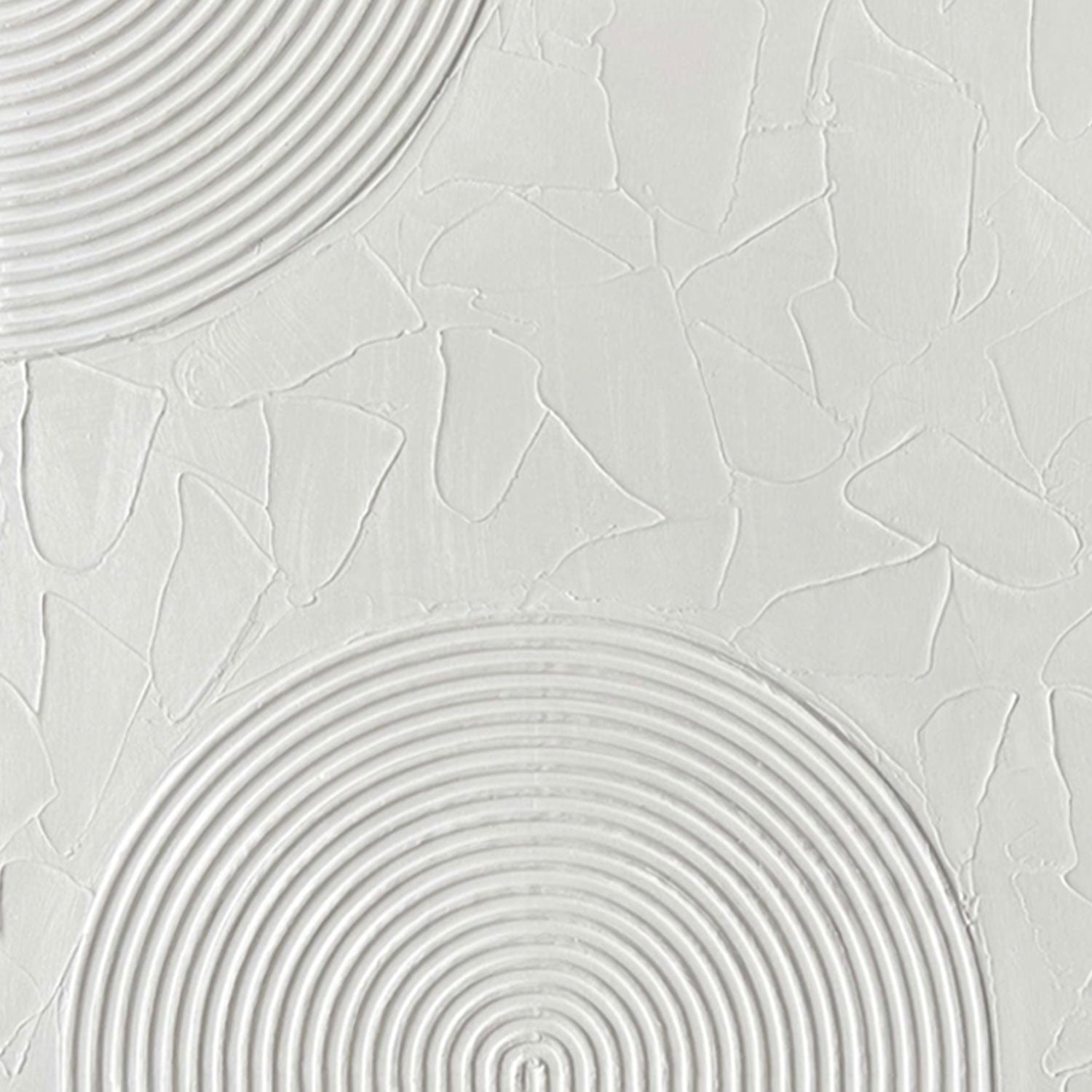 3D Textured Scandinavian Geometric Painting - Arched Silence