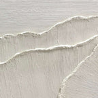 Pale Tide white abstract textured canvas set by Lumi Gallery