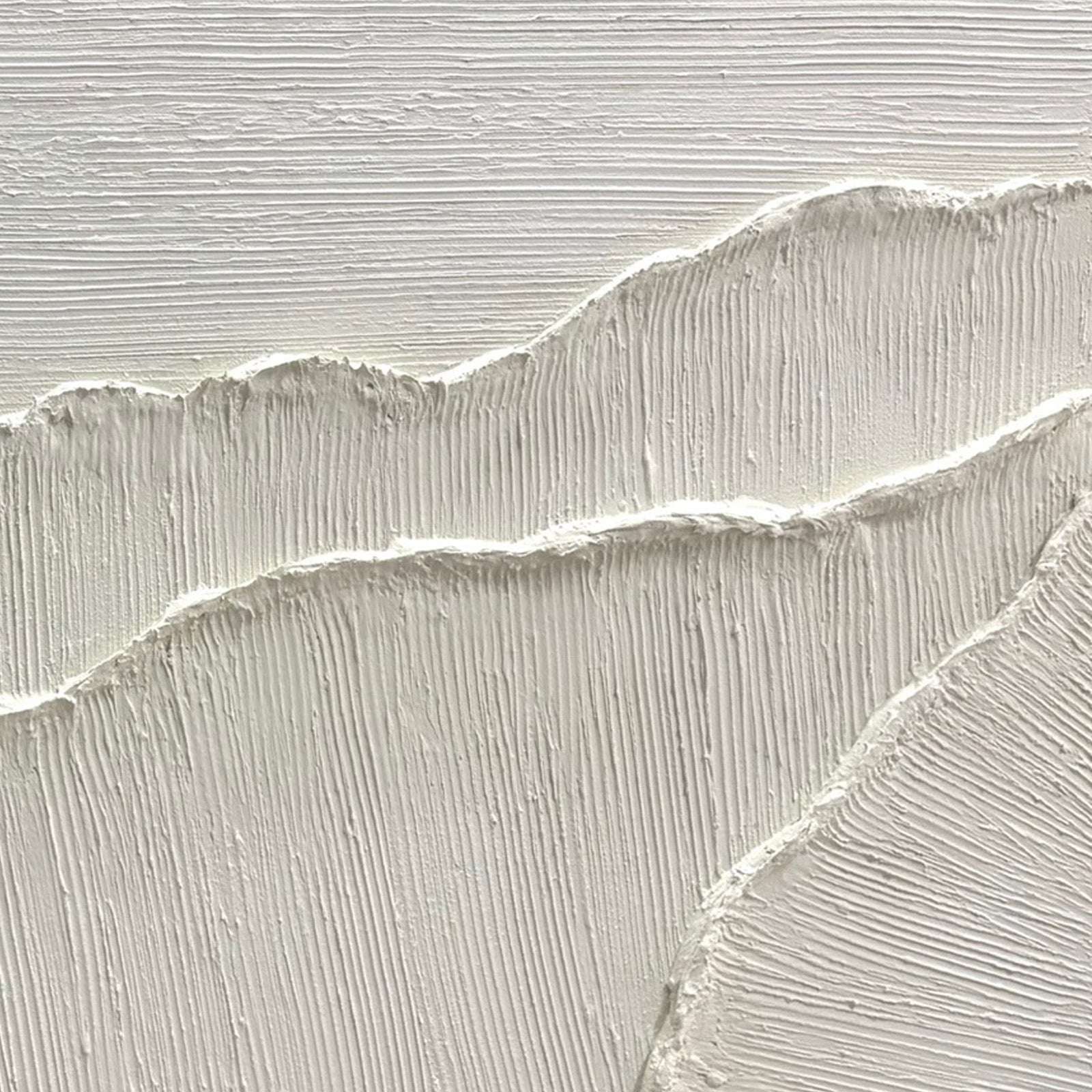 Pale Tide white abstract textured canvas set by Lumi Gallery