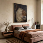 Wabi Sabi Brown Abstract Wall Art - Earthen Shelter
