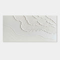 3D Textured Minimalist Coastal Wall Art - Ebb Trace