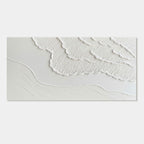 3D Textured Minimalist Coastal Wall Art - Ebb Trace