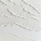 3D Textured Minimalist Coastal Wall Art - Ebb Trace