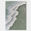3D Textured Minimalist Coastal Wall Art - Foam Meridian