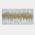 3D Textured Minimalist Gold Wall Art - Gilded Current