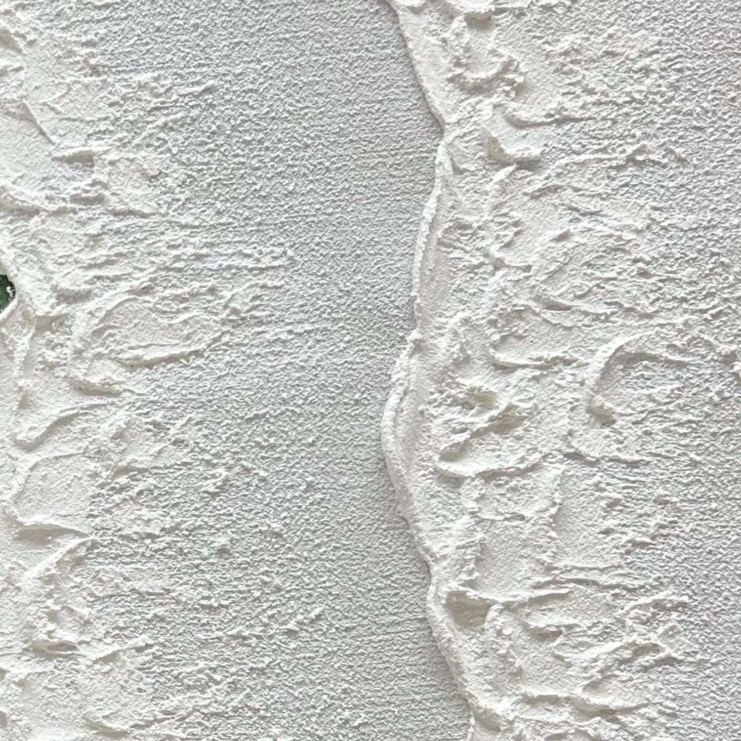 3D Textured Abstract Coastal Wall Art - Green Undertow