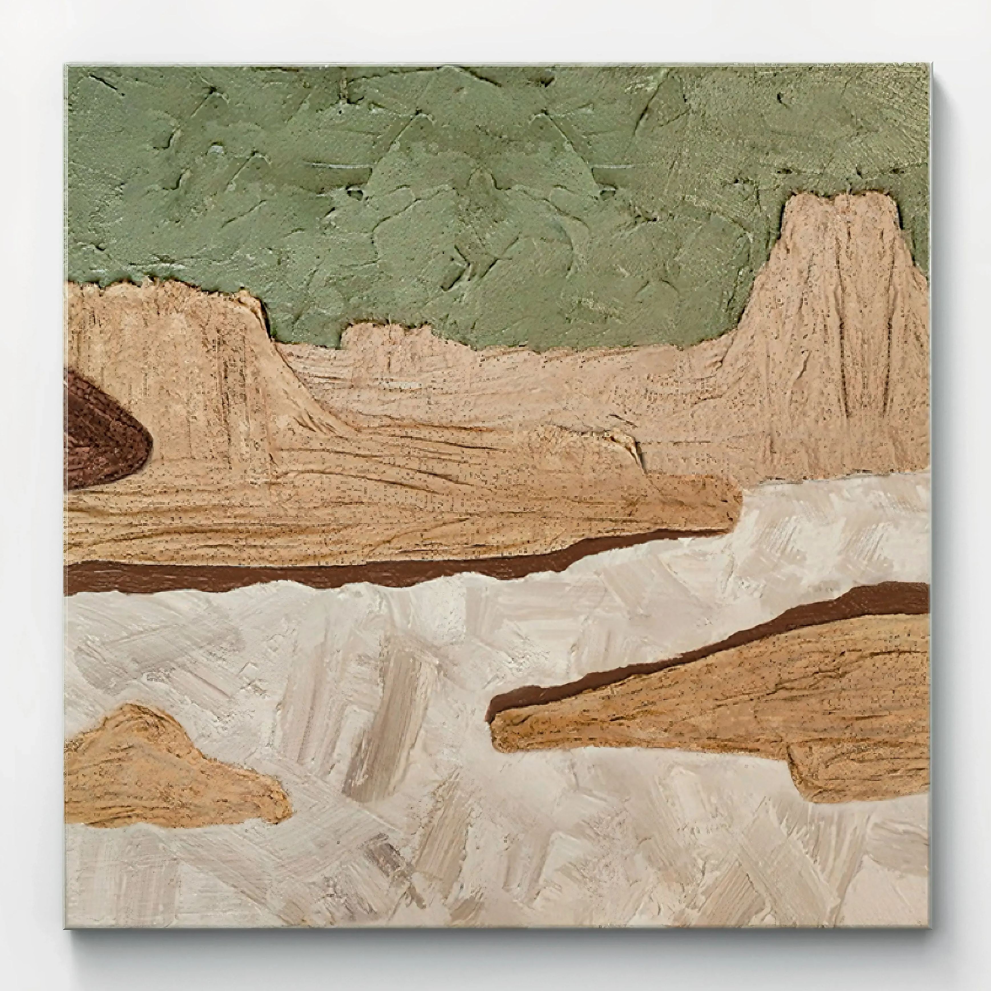 Modern Abstract Landscape Art | Minimalist Wall Decor #AB027