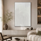 3D Textured Scandinavian Geometric Wall Art - Pale Arcade